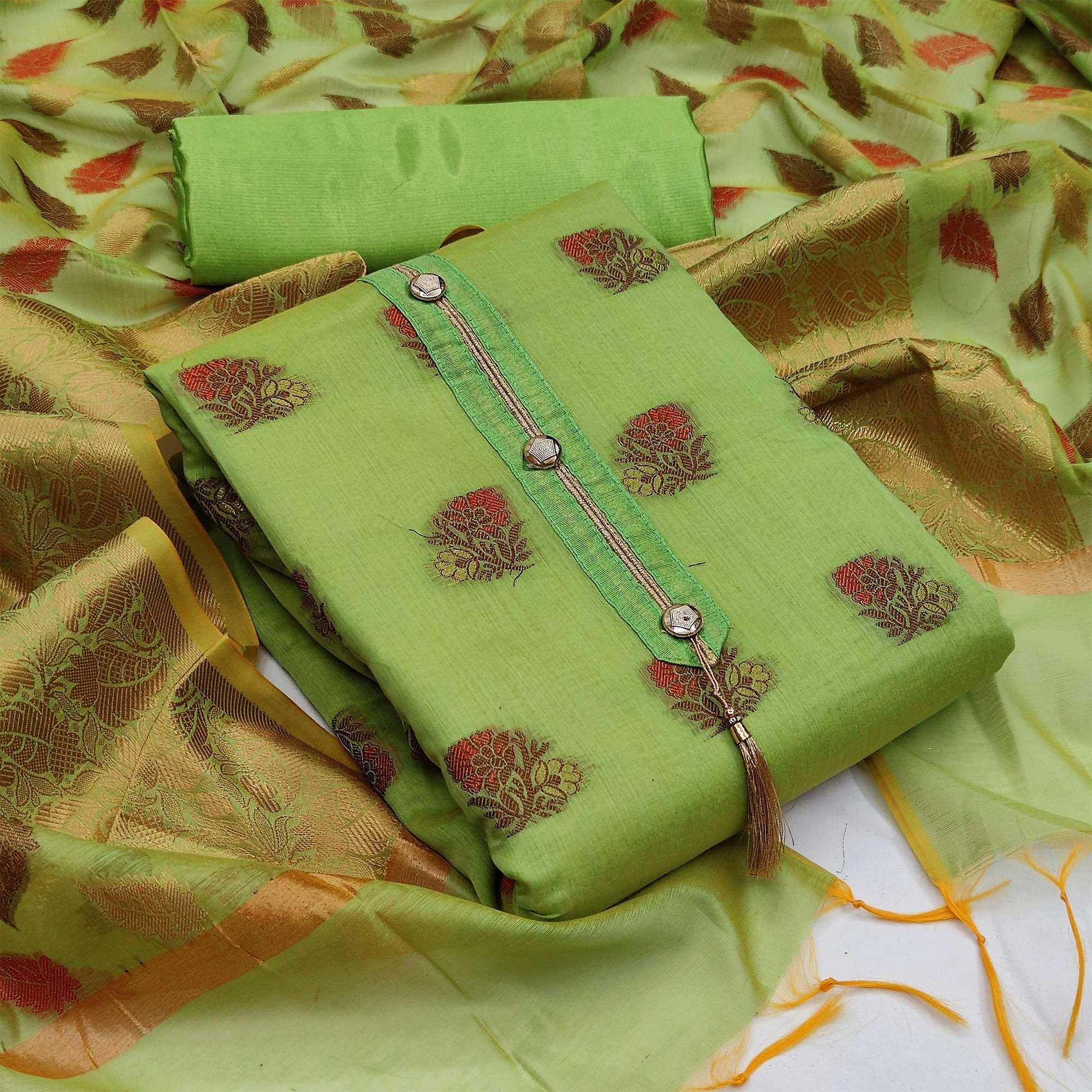 green-festive-wear-woven-work-banarasi-jacquard-dress-material-111263