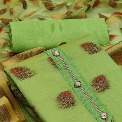 green-festive-wear-woven-work-banarasi-jacquard-dress-material-111263