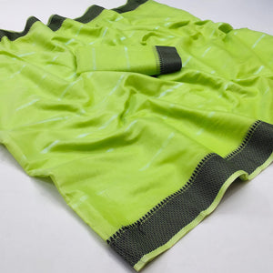 green-festive-wear-zari-stripe-cotton-saree-141894