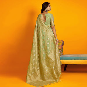 green-festive-wear-zari-work-cotton-saree-137901