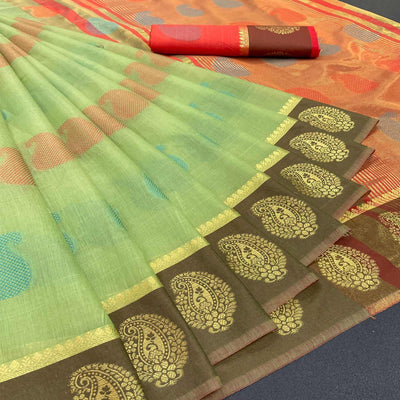 green-festive-wear-zari-woven-soft-cotton-silk-saree-134635