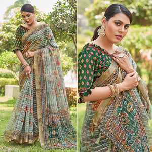 green-floral-digital-printed-with-sequence-linen-saree-1