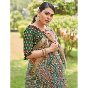 green-floral-digital-printed-with-sequence-linen-saree-1