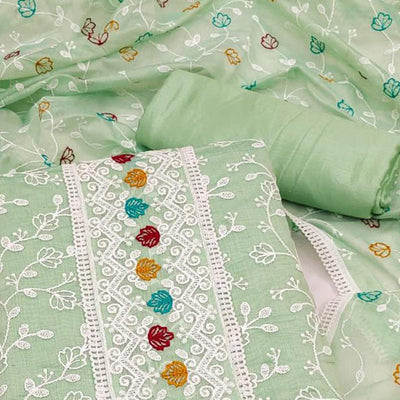 green-floral-embroidered-chanderi-dress-material-145092
