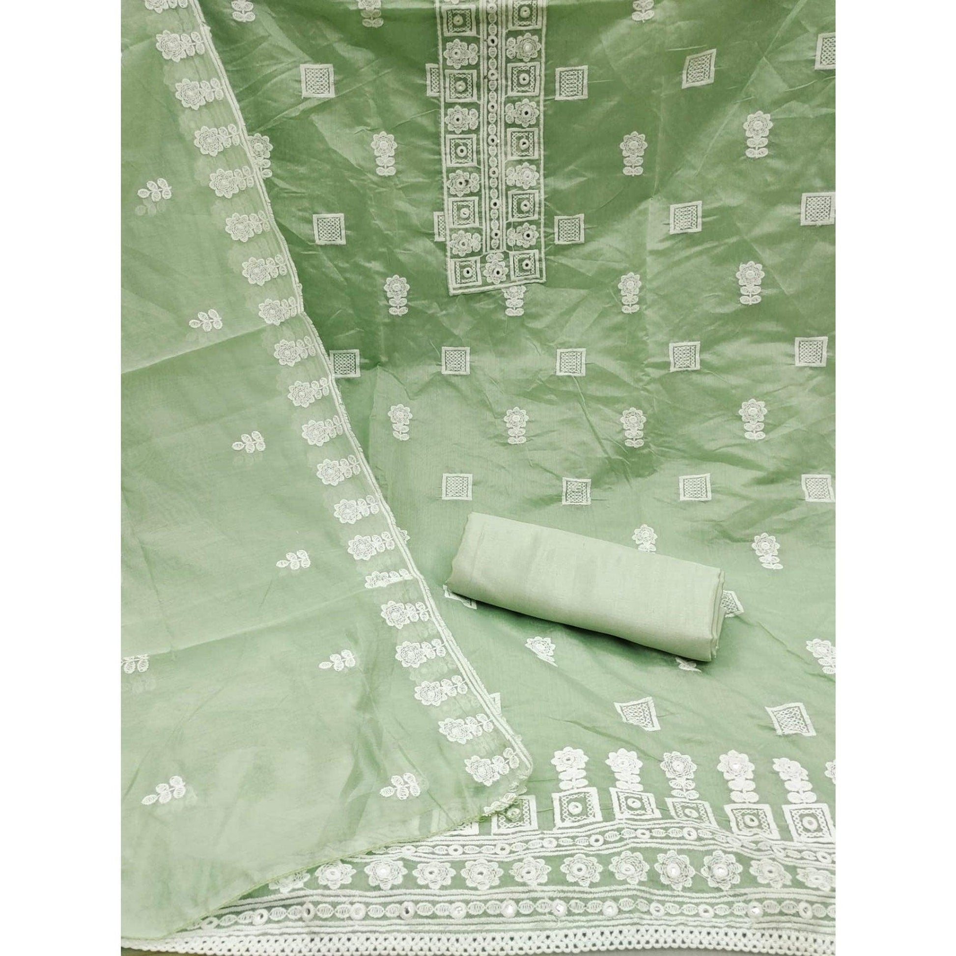 green-floral-embroidered-chanderi-dress-material-1