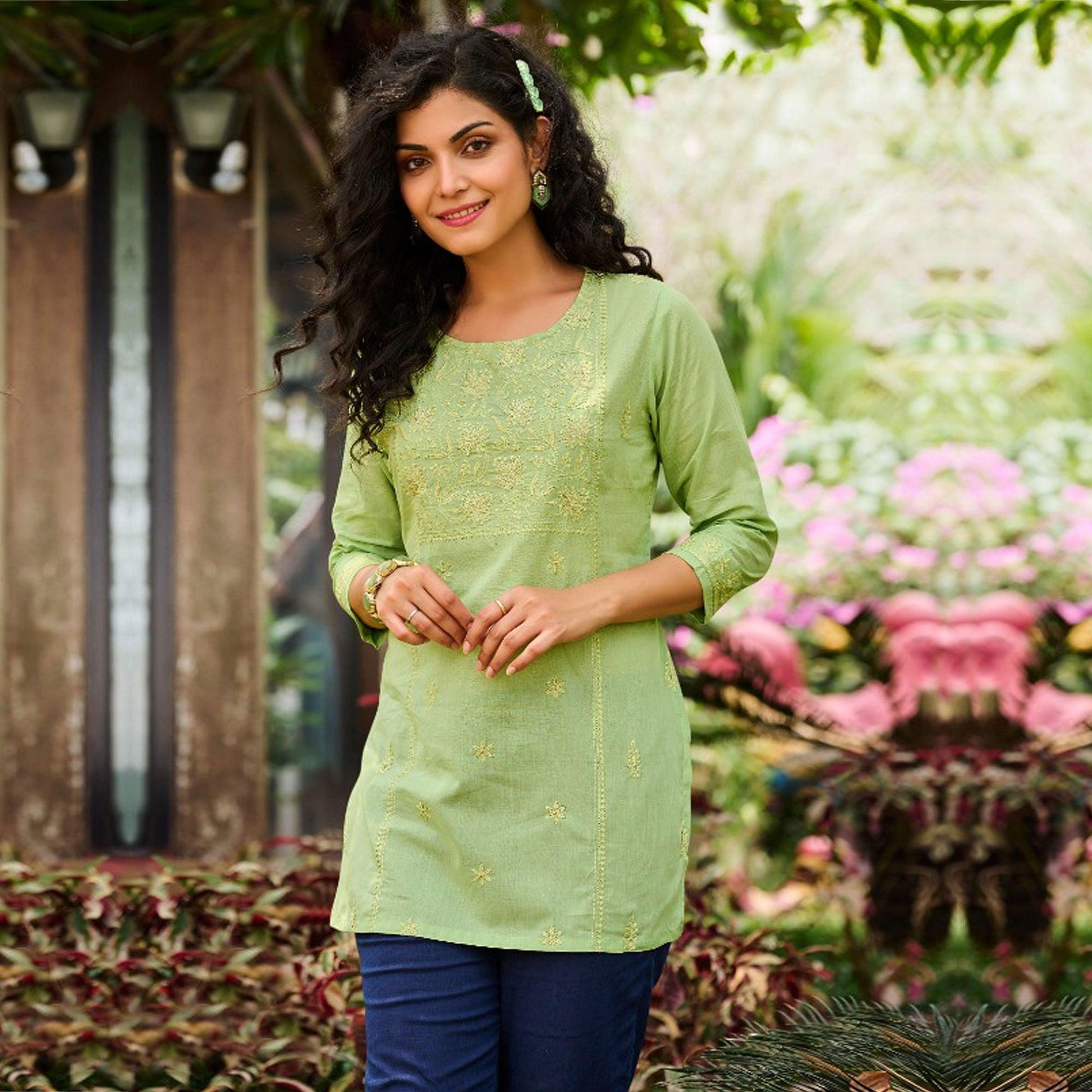 green-floral-embroidered-cotton-top-143752