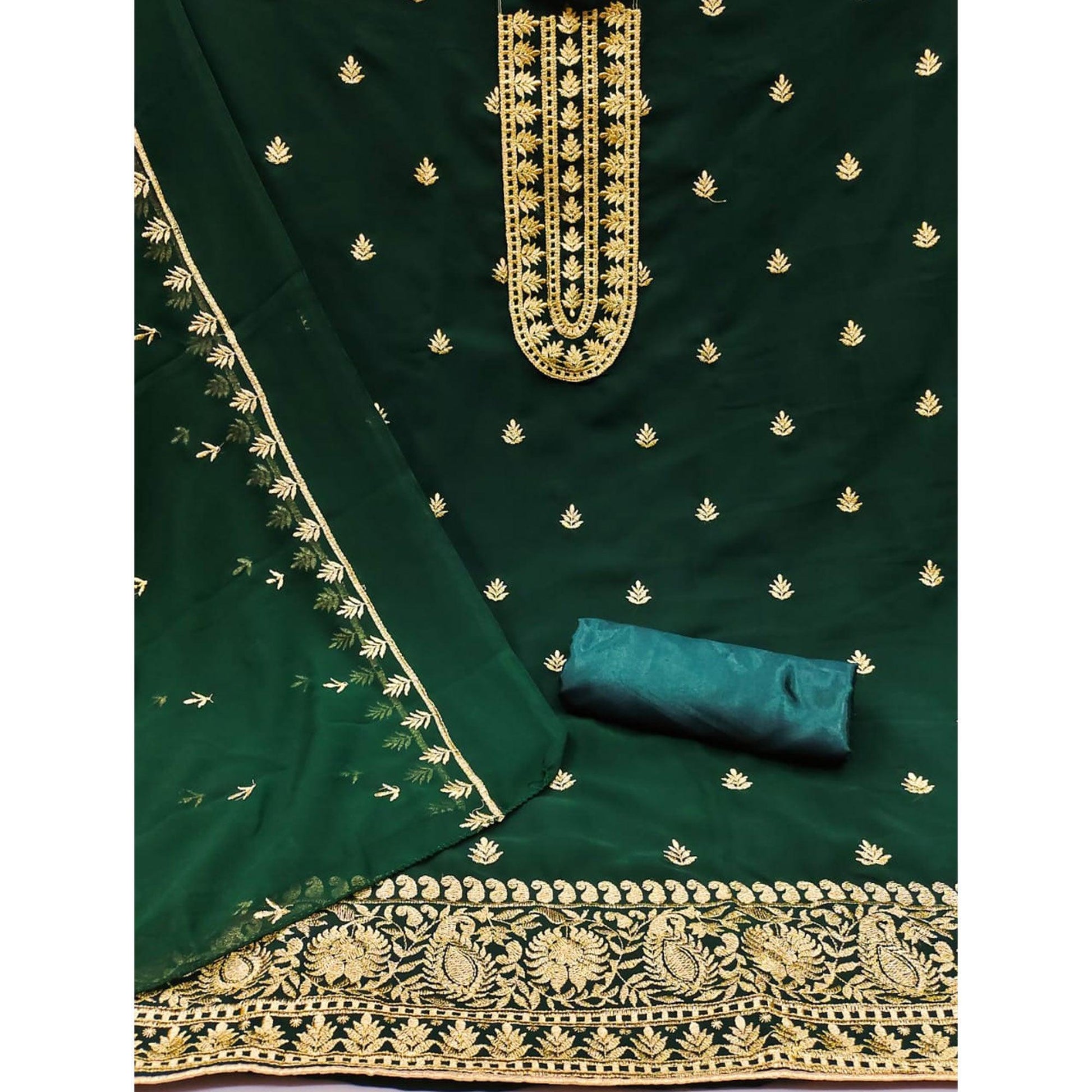 green-floral-embroidered-georgette-dress-material-145285