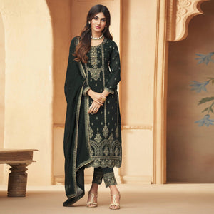 green-floral-embroidered-georgette-pakistani-suit