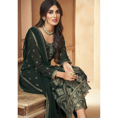 green-floral-embroidered-georgette-pakistani-suit