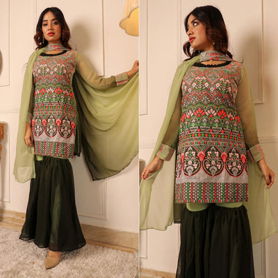 green-floral-embroidered-georgette-sharara-suit-144309