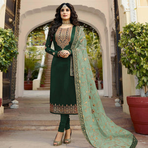 green-floral-embroidered-georgette-suit