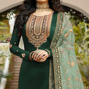 green-floral-embroidered-georgette-suit