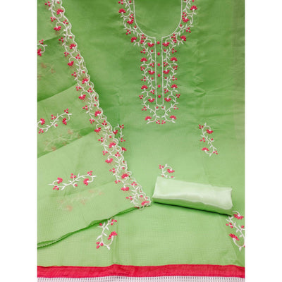 green-floral-embroidered-kota-doria-dress-material