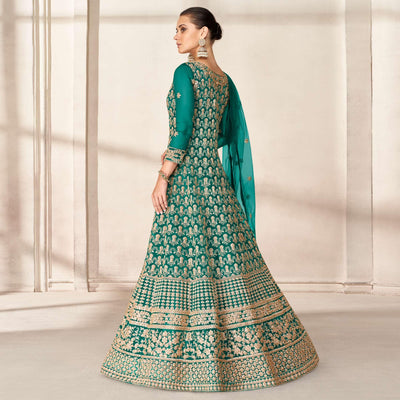 green-floral-embroidered-net-anarkali-style-gown-144792