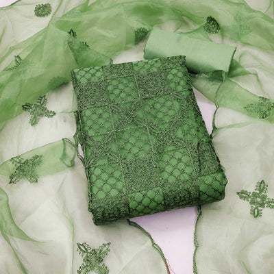 green-floral-embroidered-organza-dress-material-1