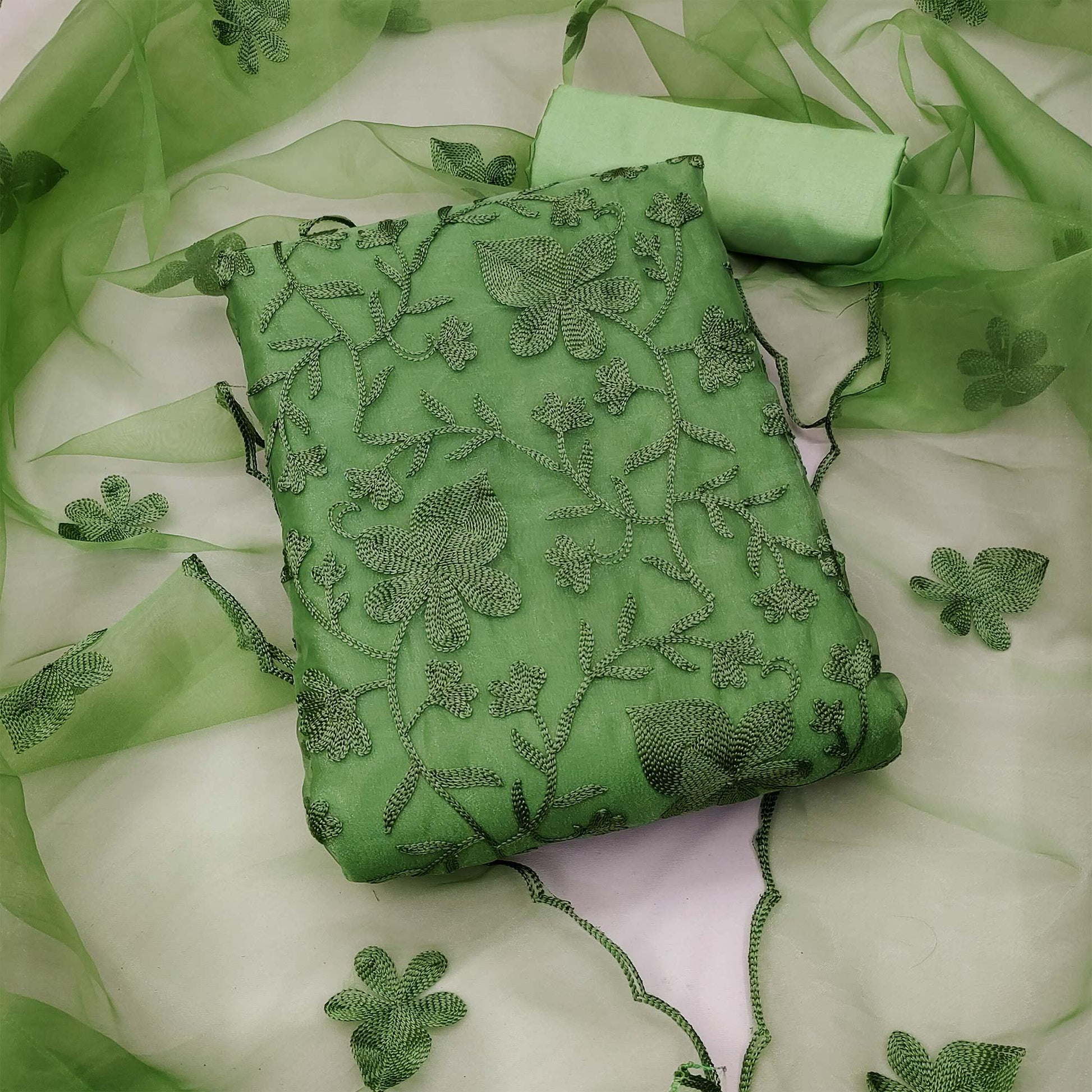 green-floral-embroidered-organza-dress-material