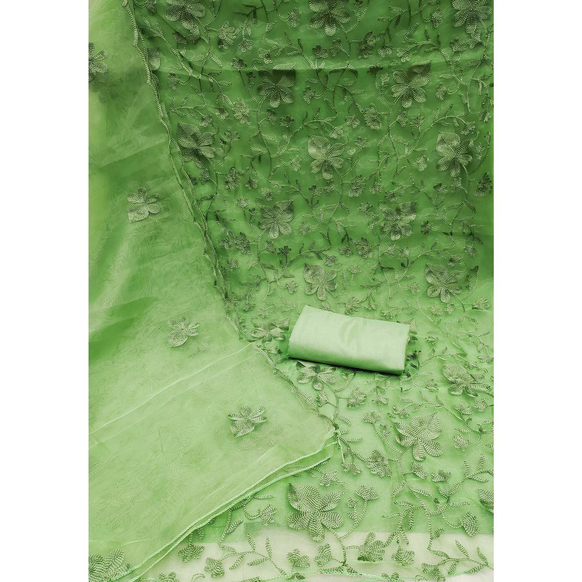 green-floral-embroidered-organza-dress-material-2
