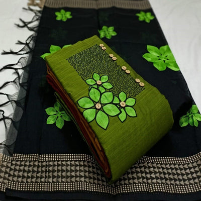 flaunt-green-colored-partywear-embroidered-cotton-dress-material-77981