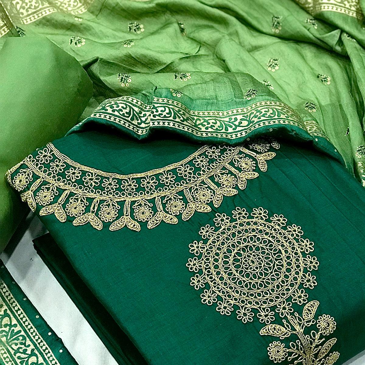 green-floral-embroidered-pure-cotton-dress-material-1