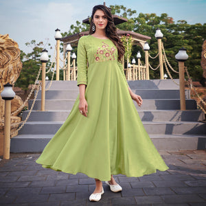green-floral-embroidered-rayon-gown-2