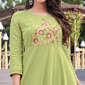 green-floral-embroidered-rayon-gown-2
