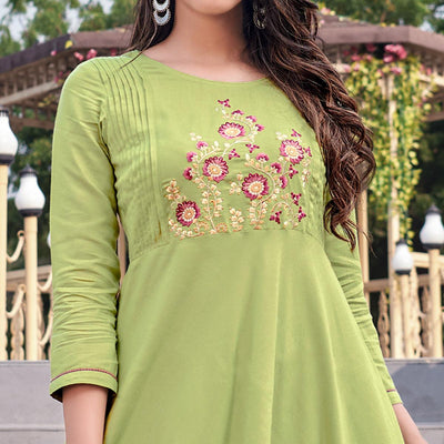 green-floral-embroidered-rayon-gown-2