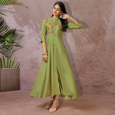 green-floral-embroidered-rayon-gown-1