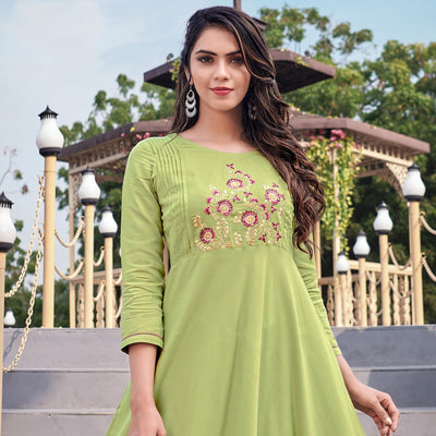 green-floral-embroidered-rayon-gown-2