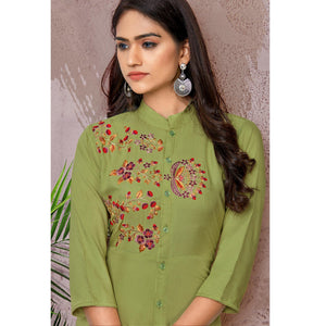 green-floral-embroidered-rayon-gown-1