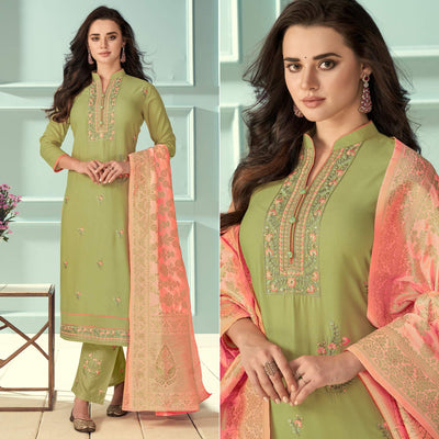 green-floral-embroidered-rayon-partywear-suit-139907