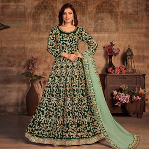 green-partywear-floral-embroidered-velvet-anarkali-suit-137260