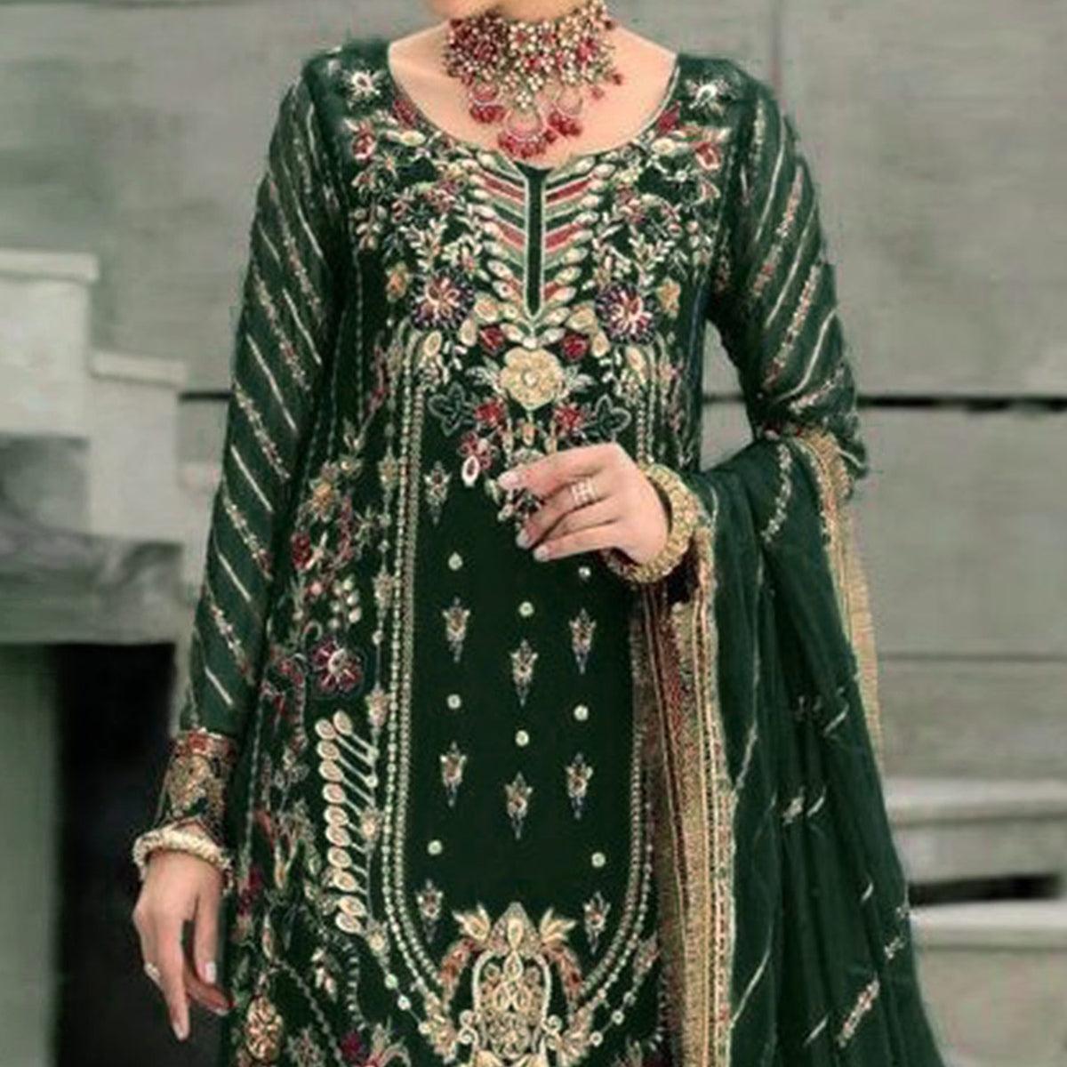 green-floral-embroidered-with-sequence-georgette-pakistani-suit