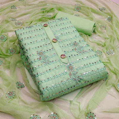 green-floral-embroidered-with-sequence-poly-cotton-dress-material