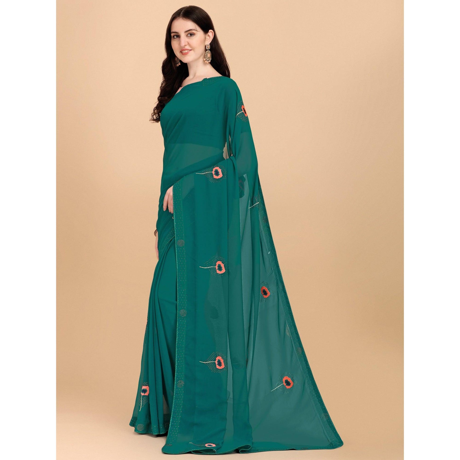 green-floral-embroidered-with-stonework-art-silk-saree