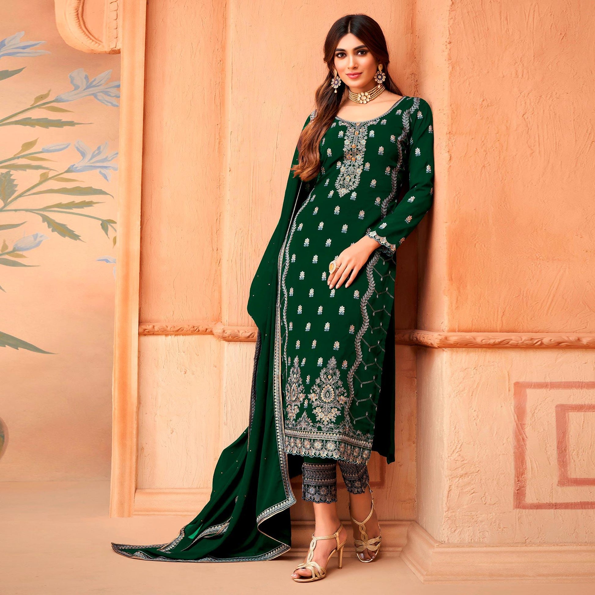 green-floral-embroidery-designer-georgette-partywear-suit-128513