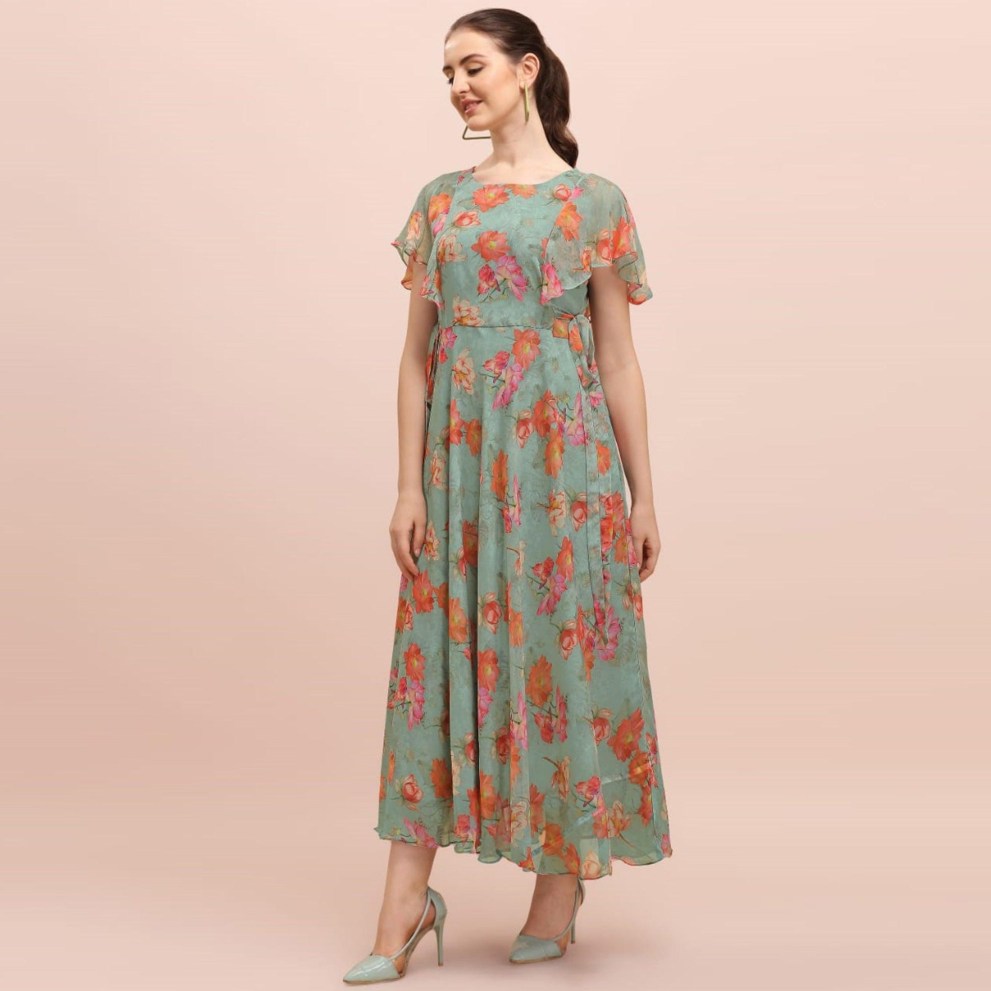 green-casual-wear-floral-printed-a-line-chiffon-dress