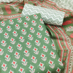 green-floral-printed-cotton-blend-dress-material-1