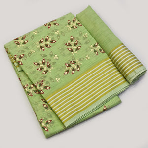 green-floral-printed-pure-cotton-saree-1