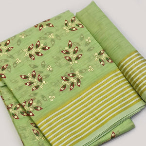 green-floral-printed-pure-cotton-saree-1