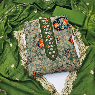 green-floral-printed-with-embellished-pure-cotton-dress-material