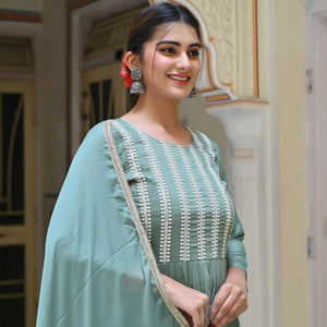 green-floral-sequence-embroidered-muslin-gown