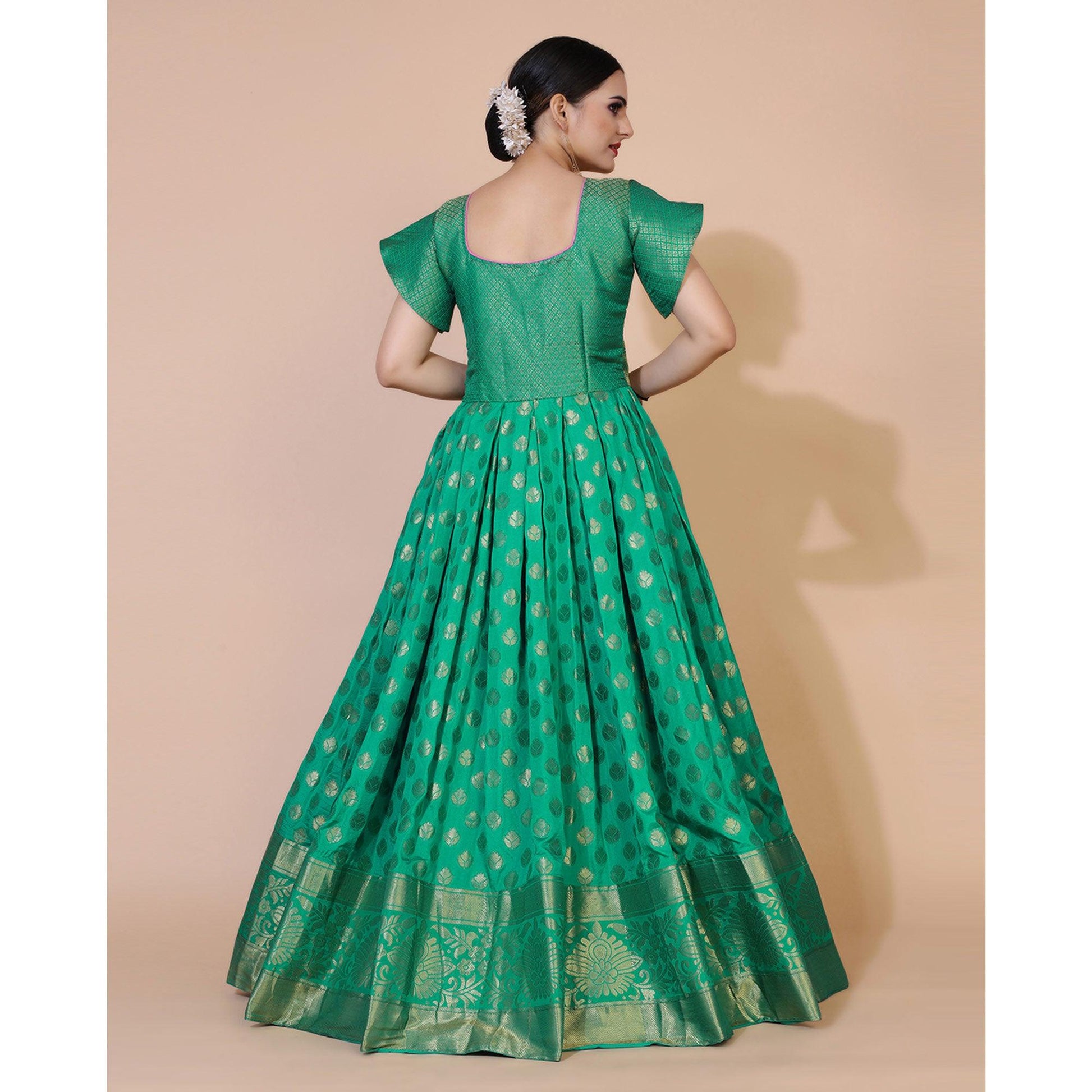 green-floral-woven-jacquard-anarkali-style-gown-3