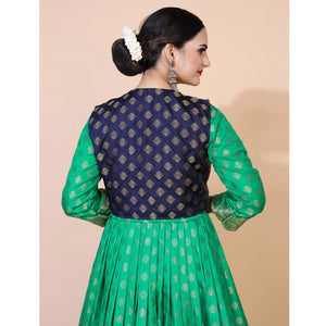 green-floral-woven-jacquard-anarkali-style-gown-1