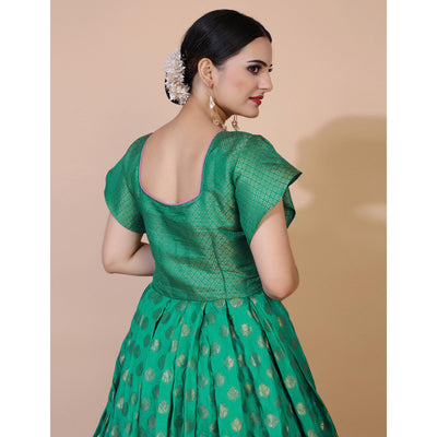 green-floral-woven-jacquard-anarkali-style-gown-3