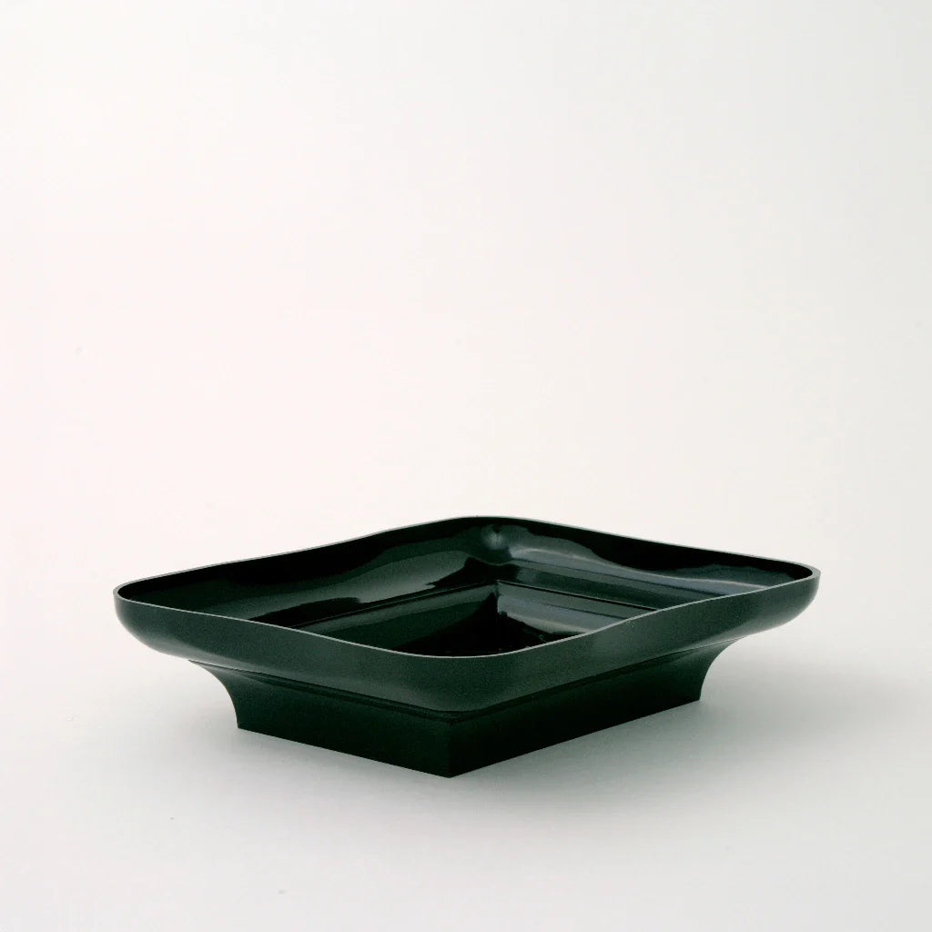 Green Flower Design Tray