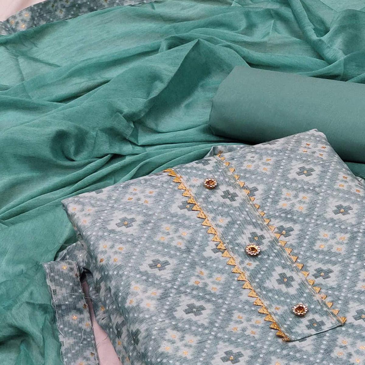 blue-foil-printed-rayon-dress-material