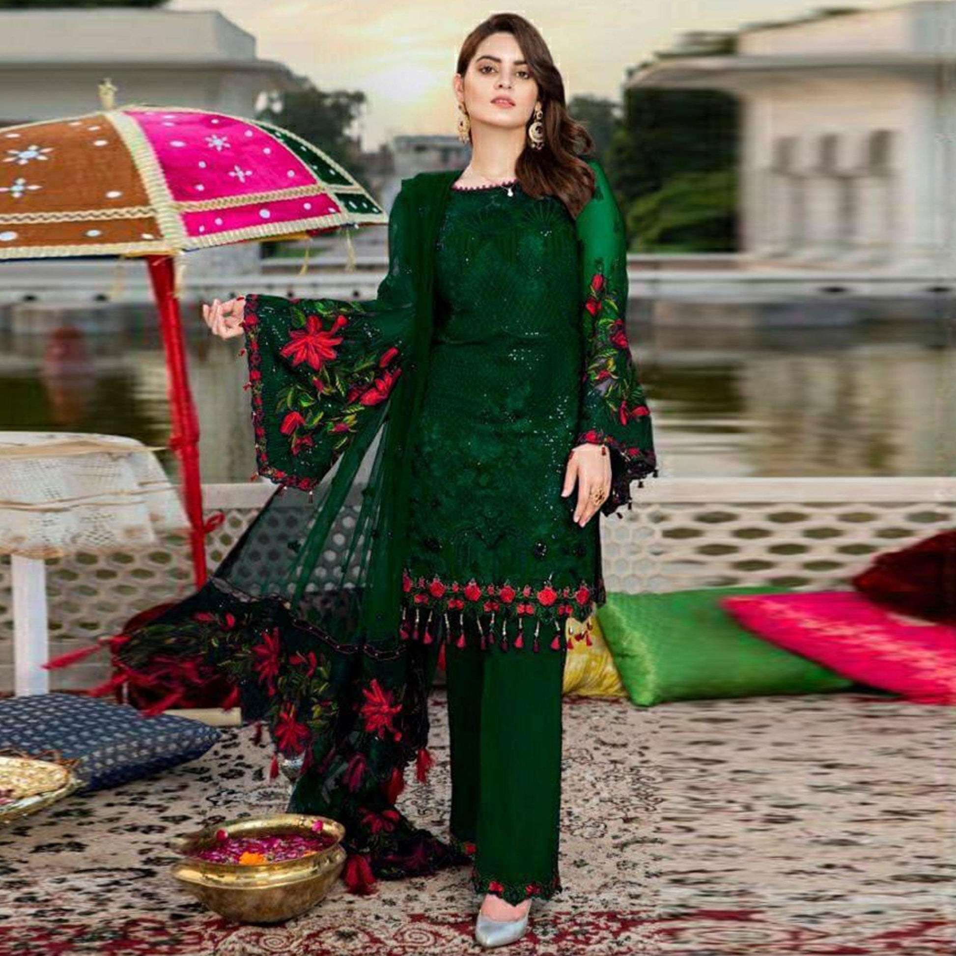 green-party-wear-heavy-floral-embroidery-work-georgette-suit-112158