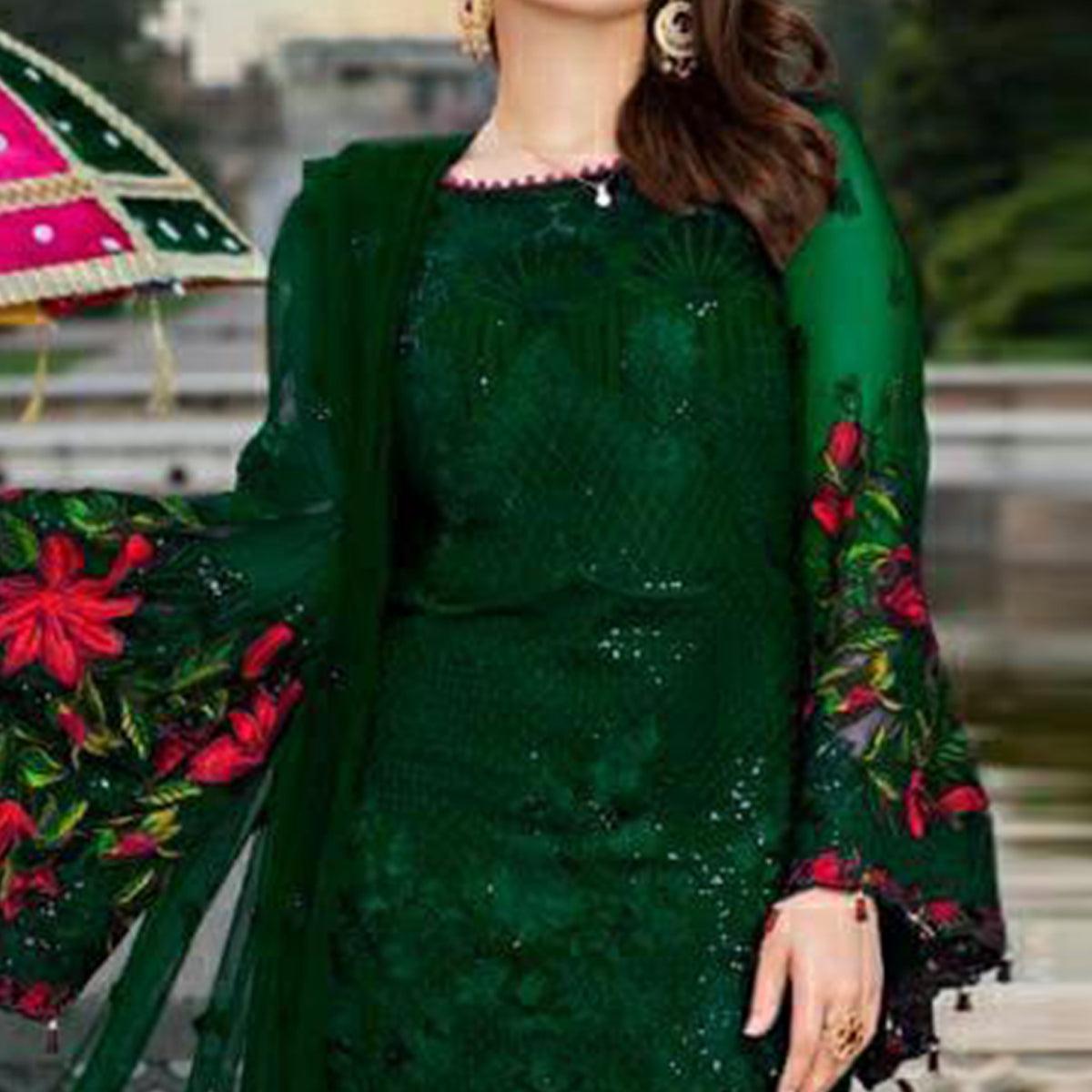 green-party-wear-heavy-floral-embroidery-work-georgette-suit-112158