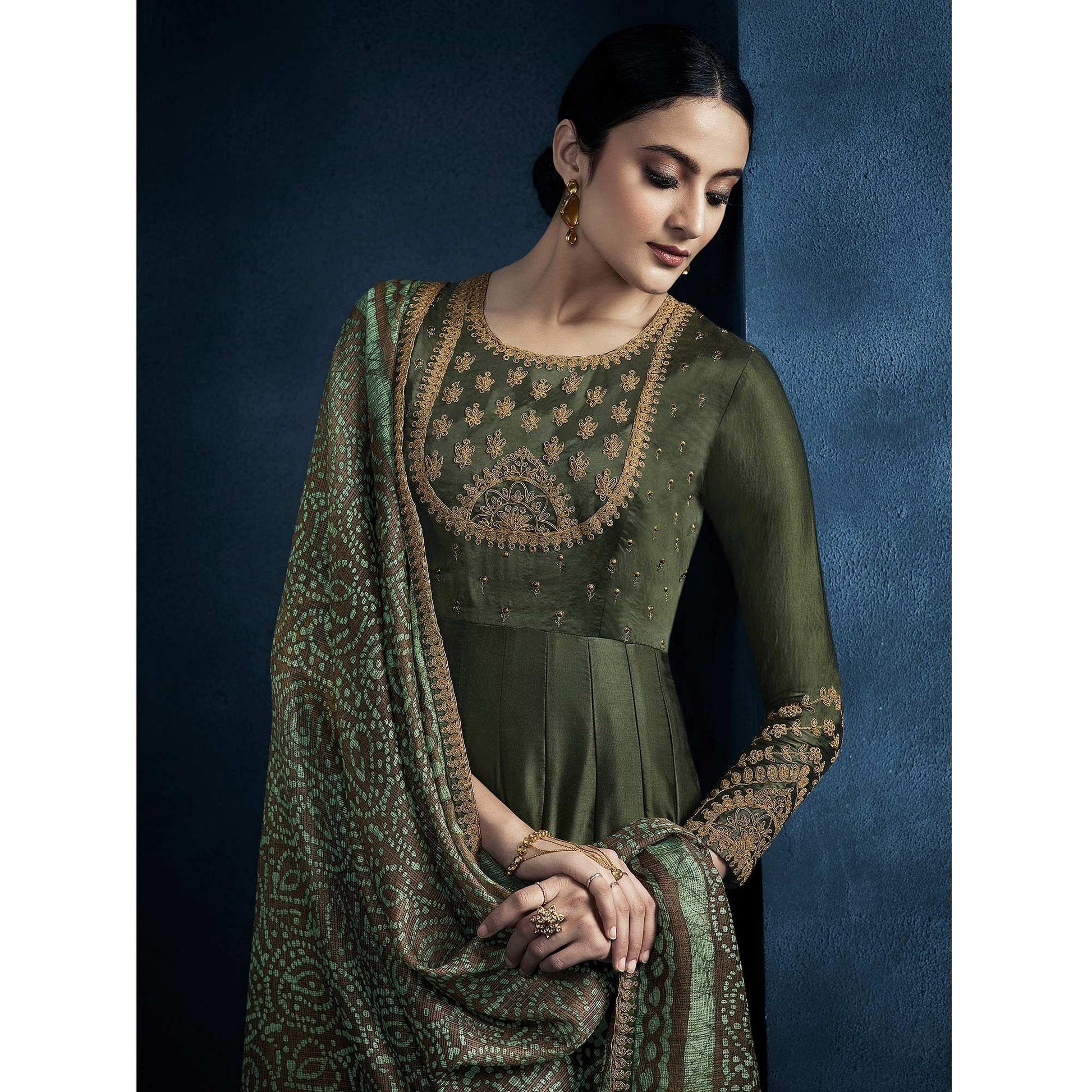 green-partywear-heavy-work-silky-satin-georgette-suit-113236