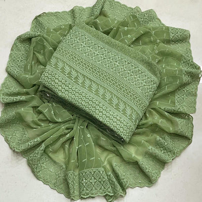 green-lucknowi-embroidered-georgette-dress-material